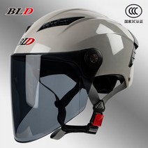 BLD 베일리 3C 인증 여름 여성 남성 자외선 차단 사계절 헬멧 배달 오토바이 스쿠터 바이크 라이딩 헬멧, I