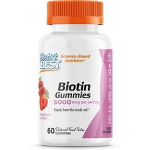 닥터스베스트 비오틴 5000mcg 스트로베리 딜라이트 구미, 60개입, 2개