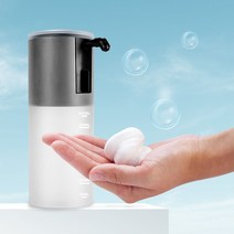 자동 손세정기 디스펜서 핸드워시 욕실 건전지 물비누, 화이트