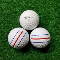 로스트볼 삼선인쇄 타이틀리스트 Prov1 Prov1x S급 3피스 4피스 골프공, 타이틀리스트 3피스 S급 10알