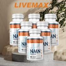 빠른배송 라이브맥스 livemax NMN 500mg NAD + 60캡슐 4병 6병 세트, 4통, 60정