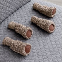 초이시스 노노이즈 3중 긁임방지 미끄럼방지 소음방지 의자다리커버 가구 발커버 8p 16p, 카키 8p