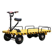 전동 운반차 수송트럭 핸드푸시 창고용 짐수레 대차, 2.5×1.1m베어카800W+배터리20A