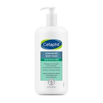 CETAPHIL의 바디 워시 2% 살리실산을 함유한 새로운 여드름 완화 워시로 트러블을 제거하고 부드럽게 각질을 제거하며 24시간 건조 제공 20온스