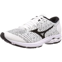 Mizuno 미즈노 웨이브 니트 R2 런닝화 화이트 블랙 남자 조깅화 마라톤화 러닝화