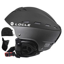 스키 장 스노우 보드 헬멧 로클 품질 ce 인증 abs eps 스케이팅 스케이트, 엘58-61cm, 검은 색