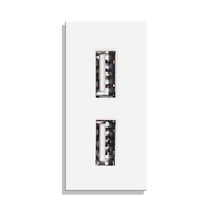 광접속기 광케이블 광케이블연결 Bingoelec-벽 유럽 프랑스 브라질 이스라엘 소켓 + TV CAT6 인터넷 잭 HD, USB_CHINA | Grey