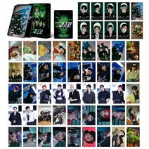 아이돌 포카 굿즈 포토 카드 55pcs kpop 스트레이키즈 lomo 2023 시즌 39s 인사말 새 앨범 스트레이키즈 팬을위한 사진 엽서 133, 55pcs-b