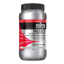SCIENCE IN SPORT REGO Rapid Recovery 운동 후 단백질 음료 탄수화물 23g 및 전해질 비타민 20g 콩 단백질 분리 영양소의 전체 스펙트럼 딸기 - 0.6kg (1파운드), Strawberry, 1.1 Pound (Pack of 1)
