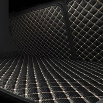 몬스터매트 퀄팅가죽 트렁크매트 등받이 더뉴싼타페 쏘렌토 투싼 QM6 QM3 셀토스 니로 코나 베뉴 맥스크루즈 모하비 스포티지 올뉴렉스턴, 쉐보레_트랙스_브라운, 쉐보레