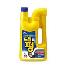 무균무때 파워 드릴펑 배수구세정제, 2L, 2개