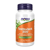 나우푸드 테스토잭 TestoJack 300mg 60 캡슐, 60정, 1개