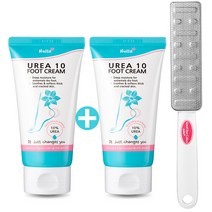 발 각질제거 고운발 우레아 바세린 고보습 풋크림2개+올케어 풋파일 한정특가세트 발뒤꿈치 갈라짐 굳은살케어 고운발 발냄새, 1개
