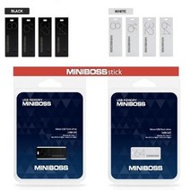 쭈bapha_미니보스 USB메모리 스틱형 8G 판촉 심플 휴대용 저장 USB 소형 8기가 8가 판촉용♥LtMS, ♥LtMS블랙