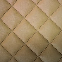 한눈알 고주파 레자원단 엠보싱 방수 인조가죽 국산, 연브라운 큰사각