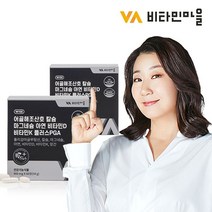 비타민마을 어골해조산호 칼슘 마그네슘 아연 비타민D 비타민K 플러스 PGA 60정 X 2박스, 상세페이지참조