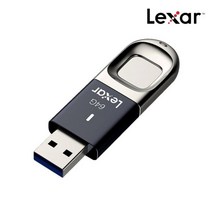 Lexar JumpDrive 지문 보안 F35 USB 3.0 64GB, 천사 1