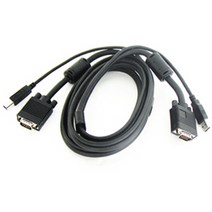 best전산jhd1077c KVM 케이블 5M (HD15M/USB A B) / 케이블(USB/LAN/HDMI)_xar6ds1078r