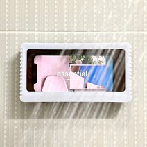 네이처프로젝트 욕실 휴대폰 방수 거치대, 1개, 화이트
