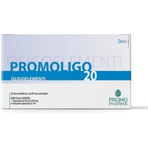 Promotion PROMOLIGO 20 -ZINGO- 필수 트레이스 요소 - 아연 - 글루텐 -20 바이알 2 ml, 2개