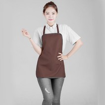 동성아이앤씨(주) 인쇄전문 업소용앞치마 국산 주방 원피스 손님용미니앞치마, 오렌지