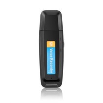 미니 레코더 dictaphone usb 음성 펜 u-disk 전문 플래시 드라이브 디지털 오디오 레코더 micro sd tf card 32g new, 검은색