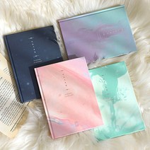 PDW51B6C9 나만의 영어 학원노트 대학노트 위로 감성 문구쇼핑 옥스포드노트 노트 회원수첩 홍보용노트 이쁜노트 무선, 주영 2.물드는마음(민트)