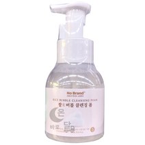 노브랜드 쌀 버블 클렌징 폼 300ml 각질제거 클렌징 세안, 1개