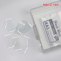 와이어메쉬 1 세트 DIY 도구 키트 메쉬 코일 저항 와이어 0.6ohm 0.13ohm RPM 2 히터 코어 재건 키트138701, As Pictures Shown 4, 04 As Pictures Shown