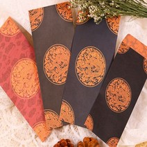 곤룡포 디자인 부모님 용돈봉투 4종 [어폼 어버이날 감사 편지 현금 답례금 세뱃돈 봉투 생일 전통 박물관 외국인 굿즈 선물], 홍색 대형(L)