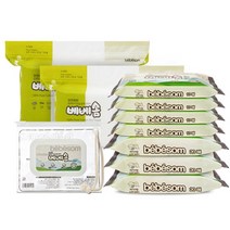 베베솜 표백 건티슈 순면 100 신생아 아기물티슈 리필형 set5, set-5