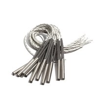 제이즈워밍용품 5PCS 10mm 50 60mm 316SUS 전기 난방 파이프 110V/220V/380V 관형 카트리지 히터 200W/210W/220W/240W/250W 저항 부품, 02 220V_02 210W 10x52mm(DxL)