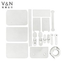 샤첼백 가죽 가방 공예 DIY 공방 체험 원데이클래스 만들기 키트 여사친 딸 생일 선물, 단일사이즈, 아이보리 스몰