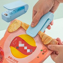 과자봉지 비닐 PVC필름 접착기 실링기 가정용 업소용 밀봉기 미니 열 가방 씰링 기계 패키지 실러 가방 열 플라스틱 식품 가방 폐쇄 휴대용 실러 포장 주방 액세서리, D형