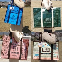 국산 타포린백 지퍼 대형 여행 보조가방, 03_타포린펭귄세로