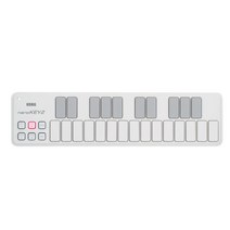KORG 스테디셀러 USB MIDI 키보드 nanoKEY2 WH 화이트 음악 제작 DTM 컴팩트 설계로 운반에 최적 곧 시작할 수 있는 소프트웨어 라이센스 포함 25열쇠