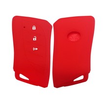 카포카 렉서스 UX 타입 3버튼 UX250H 실리콘 스마트키케이스 키홀더, 레드