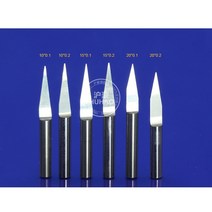 아크릴 칼 재단기3.175mm 텅스텐 비트 V 모양 카바이드 P 조각 10 개 N 라우터 도구 크기 J3.3001 아, 06 J3 6001