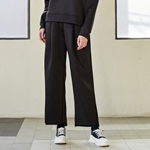 커스텀어스 럭셔리 쿠션지 기장편차 원턱 트레이닝팬츠 CFW23SKPT206