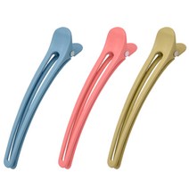 왕핀셋 낱개 슈퍼클립 미용 헤어 핀셋 집게핀 색상랜덤발송