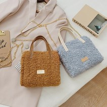 양털 토트백 diy 네트공예 코바늘 가방 뜨기 망스티치 인형 가방 그물 DIY 뜨기 핸드폰 네트백 블랭킷, 5양털토트백-블랙