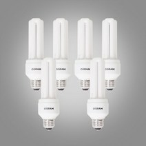 오스람 컴팩트 형광램프 20W ６개입，주광색