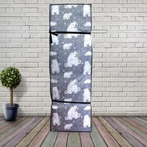 3중누빔 밥상 교자상 병풍커버, 78번.8폭곰돌이183