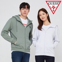 [게스진]MM3K9400 유니 헤비웨이트 루즈핏 후드 집업