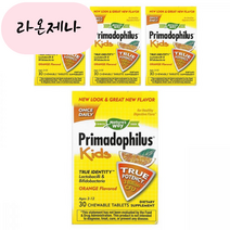 홈쇼핑 네이처스웨이 프리마도필러스 유산균 키즈 30정 4통 락토바실러스 플란타럼 애시도필러스, 4개, 30개