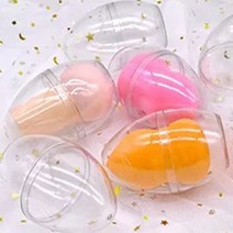 달걀 뽑기캡슐 동그란 타원형 투명캡슐볼 계란모양 용돈박스 현금이벤트 기념일 선물 프로포즈 돈나오는, 에그캡슐