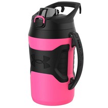 언더아머 텀블러 손잡이가 있는 물병 폼 절연 및 누출 방지 64oz 32oz 블랙 언더아머 UA 19리터 피트니스 및 스포츠 트레이닝 보냉 톤버킷 대용량 물컵 주전자 1364828, 11.로즈 레드 커맨더 1.9L