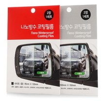 오토반 나노방수 코팅필름 사이드미러용(중) 2장1세트