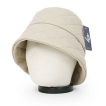 베이직엠 남성 여성 겨울 벙거지 모자 버킷햇 패딩 퀄팅패턴