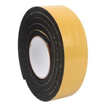 5cm 너비 검정색 양면테이프 폼테잎 스폰지 방한 방음 완충 테이프 문풍테이프 바람막이 테이프 3개입, 3개